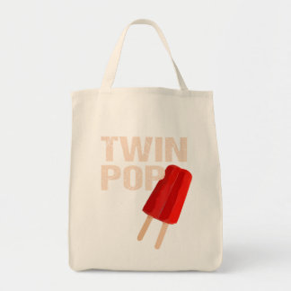 Twin Pop Shirt Geschenk für Opa Twins Papa Tshirt Tragetasche