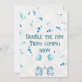 Twin Pregnancy Double the Joy Ankündigung