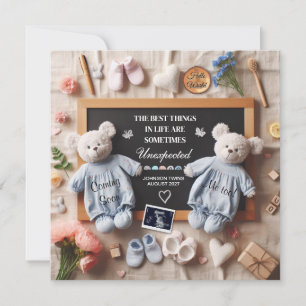 Twin Pregnancy Faire-part numérique