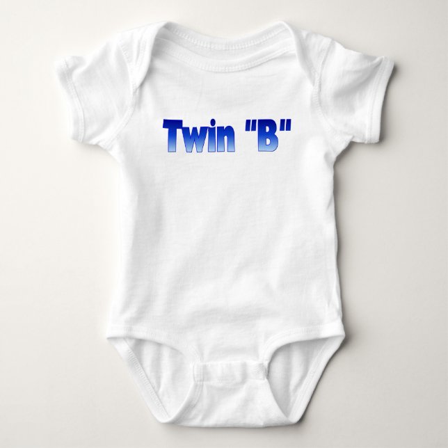 Twin Säugling T - Shirt (Vorderseite)