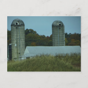 Twin Silos Postkarte