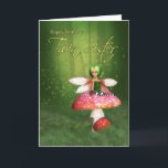Twin Sister Fairy Birthday Card - Holzlandfiname H Karte<br><div class="desc">Twin Sister Fairy Birthday Card - Woodland Fairy Happy Birthday</div>