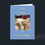 **TWIN SISTER** GENIESSEN SIE IHRE GEBURTSTAGSKART KARTE<br><div class="desc">VIELEN DANK U FÜR DAS AUFGEHEN VON 1 MEINER ACHT GESCHÄFTE</div>