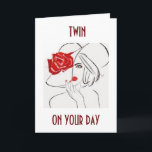 TWIN SISTER-RELAX, FREUEN SIE SICH AUF IHREN GEBUR KARTE<br><div class="desc">DIESE LIEBE WILL,  "DEINE TWIN" EIN SEHR GLÜCKLICHES,  ENTSPANNENDES UND FREUNDLICHES GEBURTSTAG ZU WÜNSCHEN!</div>
