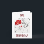 TWIN SISTER-RELAX, PAMPER SELBST AM GEBURTSTAG KARTE<br><div class="desc">DIESE LIEBE WILL,  "DEINE TWIN" EIN SEHR GLÜCKLICHES,  ENTSPANNENDES UND FREUNDLICHES GEBURTSTAG ZU WÜNSCHEN! PAMPER SELBST,  TWIN!!!!</div>