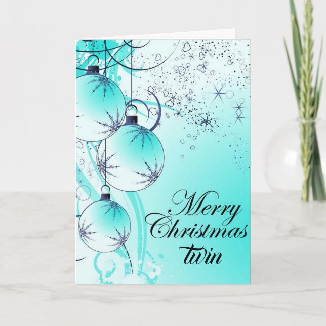 **TWIN SPASS** und CHRISTMAS WISHEN Karte (Vorderseite)