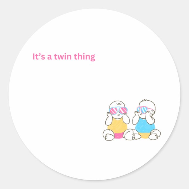 Twin Thing Stickers (Vorderseite)