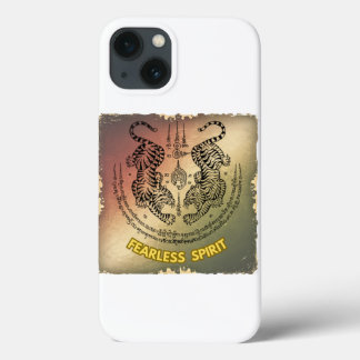 Twin Tigers Sak Yant coque iphone | Esprit sans pe