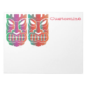 Twin Tiki Skulptur Thunder_Cove Notizblock