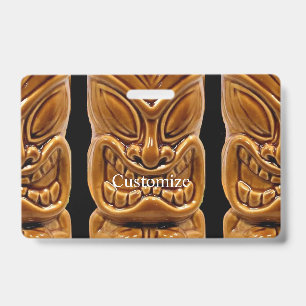 Twin Tiki Skulpturen Thunder_Cove Ausweis