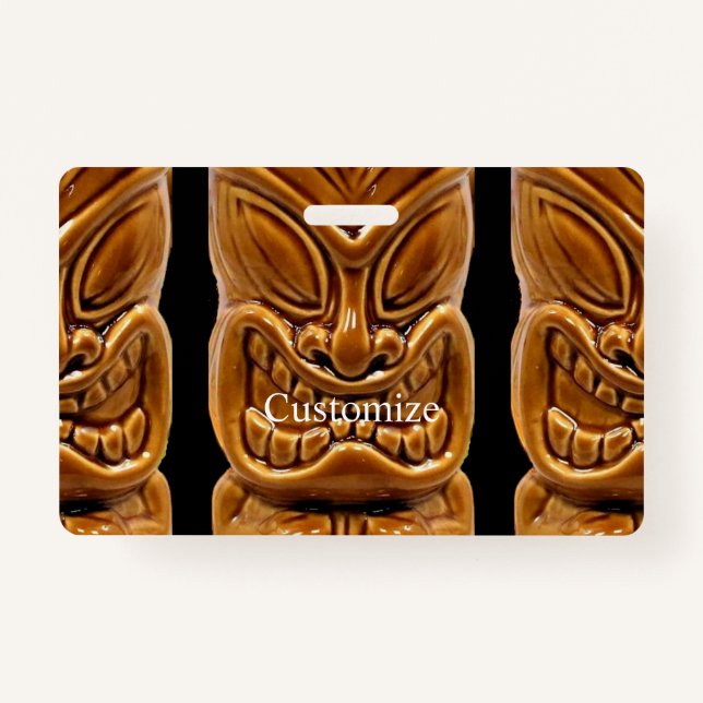 Twin Tiki Skulpturen Thunder_Cove Ausweis (Vorderseite)