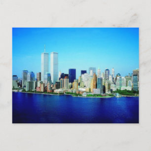 Twin Towers (alias World Trade Center Postcard) Postkarte