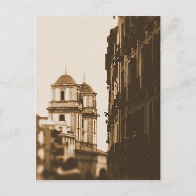 Twin Towers - Madrid, Spanien - Postcard Postkarte (Vorderseite)