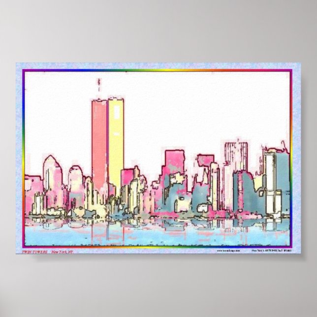 TWIN TOWERS POSTER (Vorne)