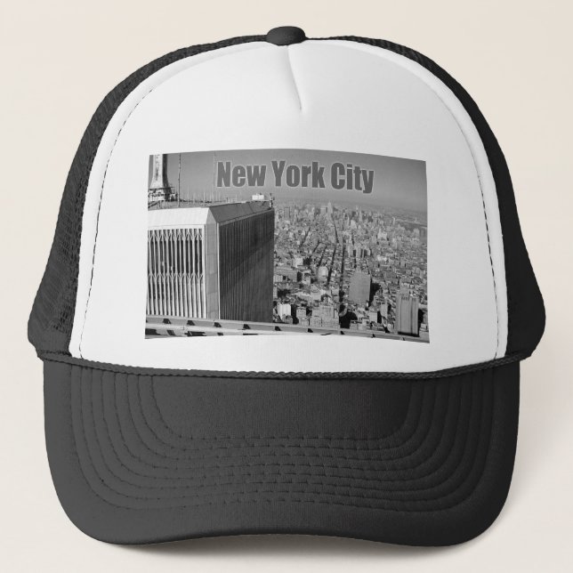 Twin Towers World Trade Center NYC Truckerkappe (Vorderseite)
