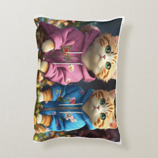 "Twin Whiskers : Adorable Coussin de chats"