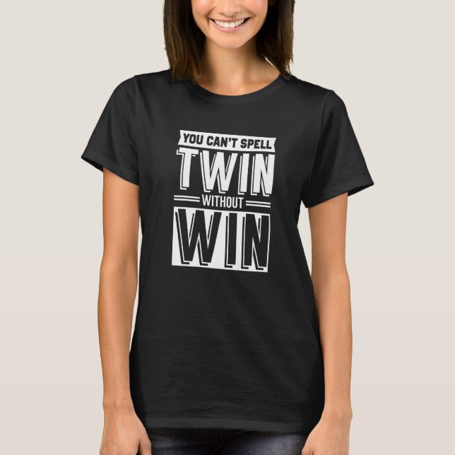 Twin without win lovely hearts akin T-Shirt (Vorderseite)
