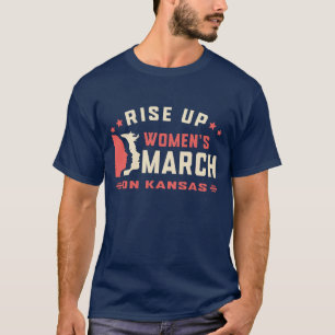 Twinart66 - März der Frauen auf Kansas erhöhen T-Shirt