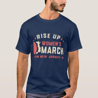 Twinart66 - März für Frauen auf New Jersey steiger T-Shirt
