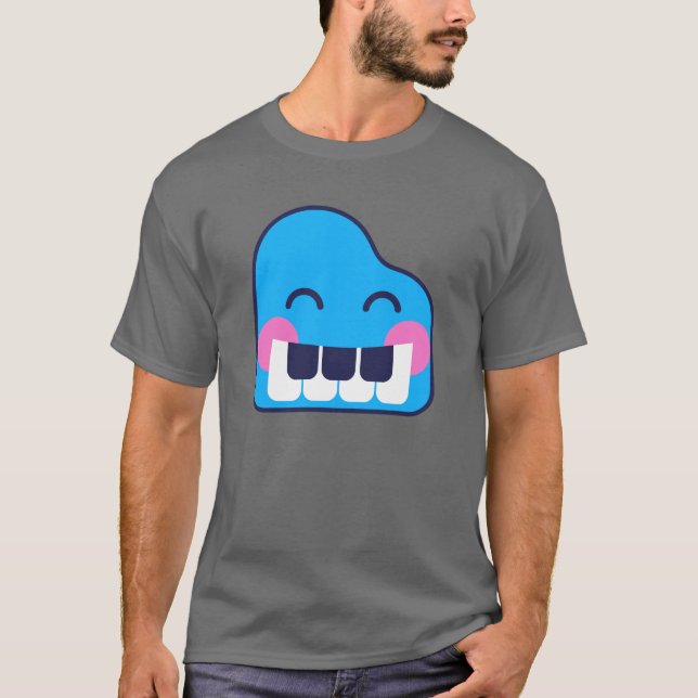 Twink glücklicher Klavier-Erwachsen-T - Shirt (Vorderseite)