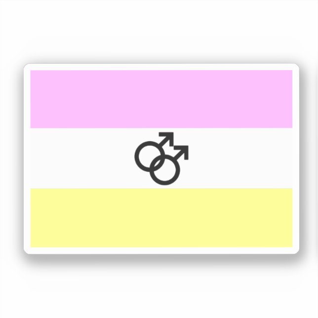 Twink Pride Flag Aufkleber (Vorderseite)