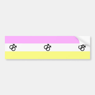Twink Pride Flag Autoaufkleber
