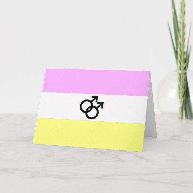 Twink Pride Flag Feiertagskarte (Vorderseite)