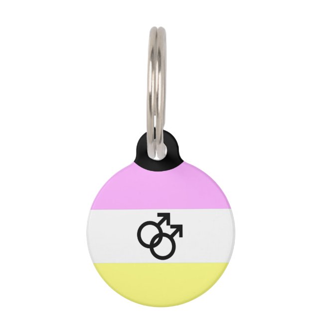 Twink Pride Flag Haustiermarke (Vorderseite)