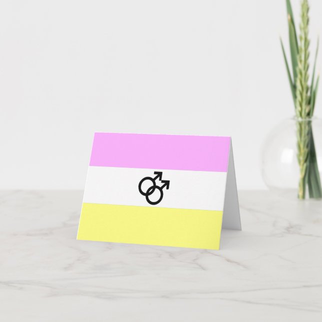 Twink Pride Flag Karte (Vorderseite)