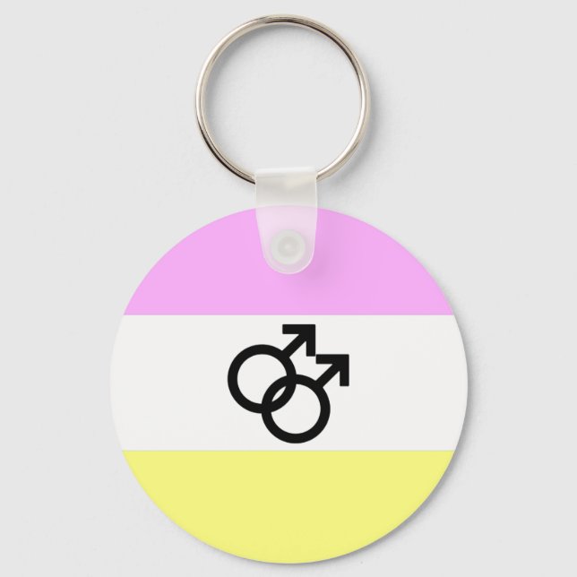 Twink Pride Flag Schlüsselanhänger (Vorderseite)