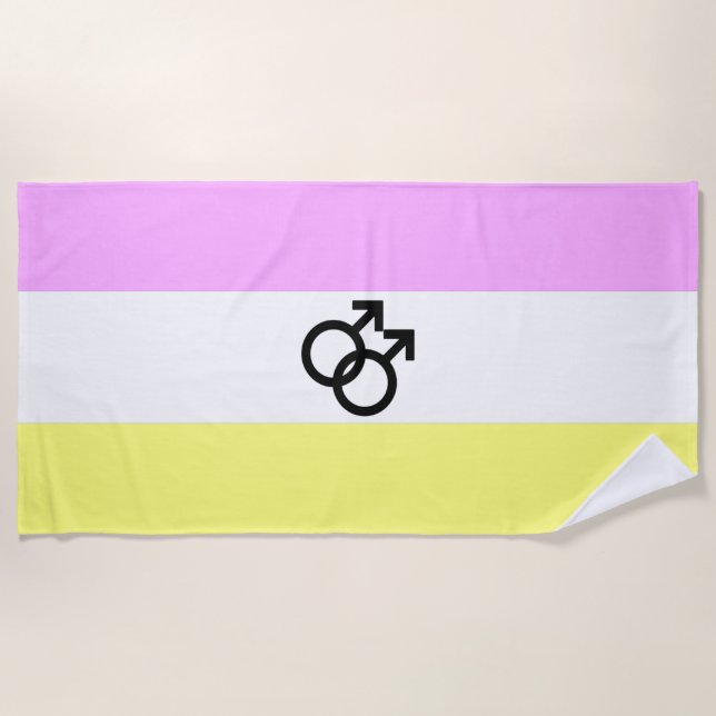 Twink Pride Flag Strandtuch (Vorderseite)