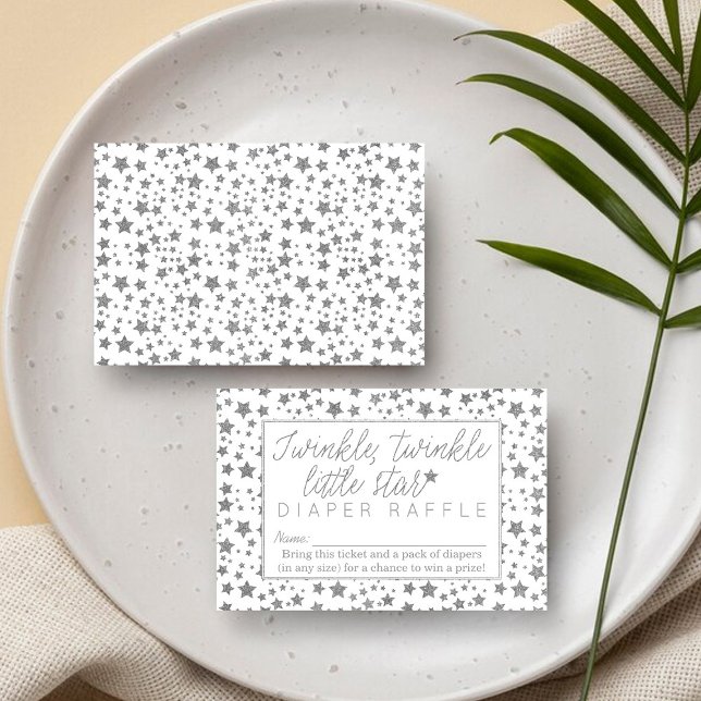 Twink Twinkle Little Star Baby Showr Diaper Raffle (Créateur téléchargé)
