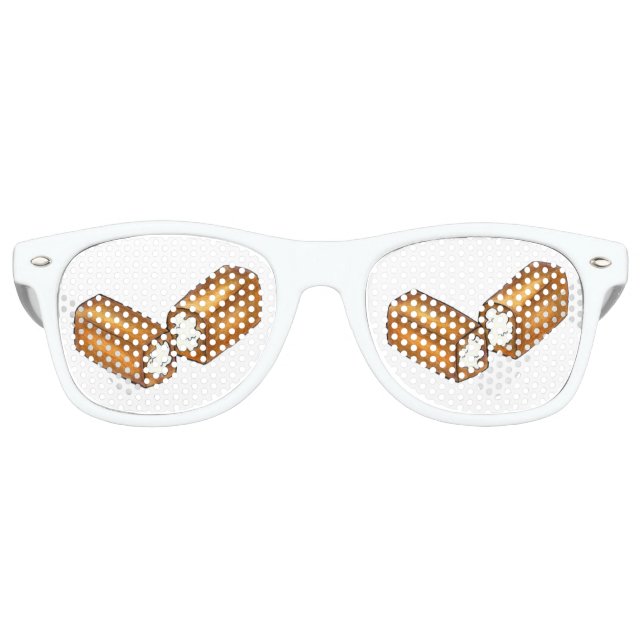 Twinkie Cream-gefüllte Snack Cake Feinschmecker Sh Sonnenbrille (Vorderseite)