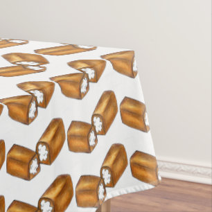 Twinkie Creme-gefüllte Snack Cake Feinschmecker Ta Tischdecke