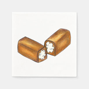 Twinkie Creme-gefüllte Snack-Junk-Food Napkins Serviette