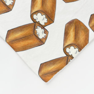 Twinkie Creme-gefüllte Snack-Kuchen Junk Food Prin Fleecedecke