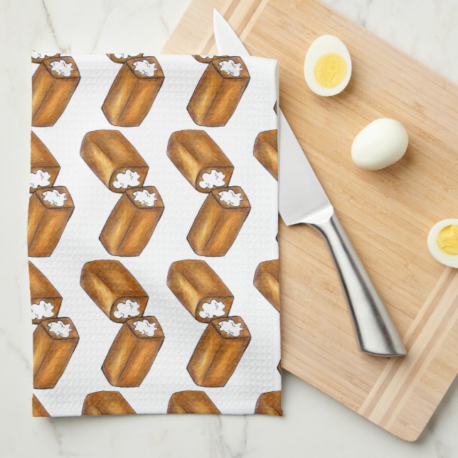 Twinkie Creme-gefüllter Snack-Cake Junk Food Feins Handtuch (Viertel Falte)