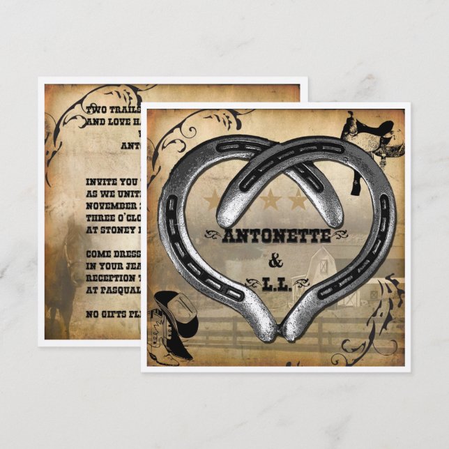 Twinkies Einladung zur Hochzeit (Vorne/Hinten)