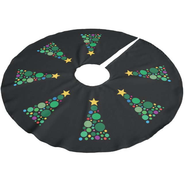 Twinkle-Baum  Polyester Weihnachtsbaumdecke (Schrägansicht)