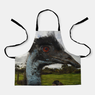 "Twinkle im Auge: Ein neugieriger Blick der Emu" Schürze