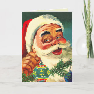Twinkle im Auge Santa Feiertagskarte
