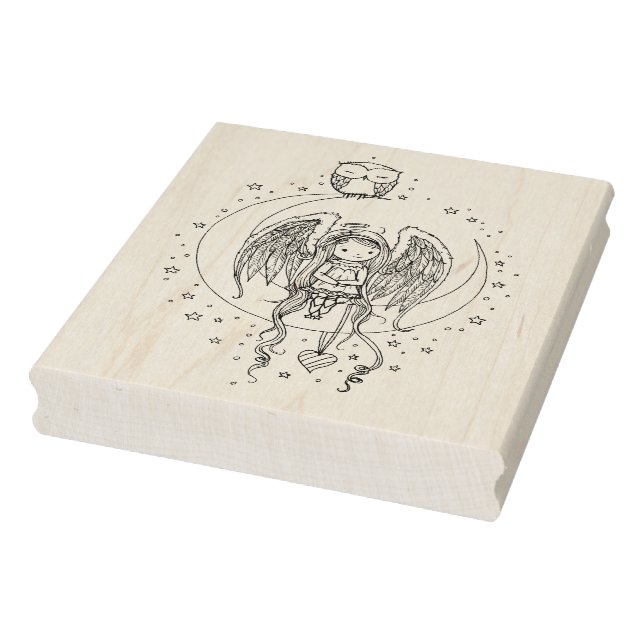 Twinkle Kleine Engel und Illustrierte Kunst Gummistempel (Stempel)