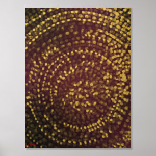 Twinkle Lights Gold Foil Print Foliendrucke
