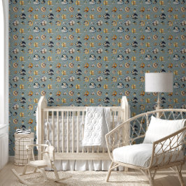 Twinkle Little Star Animal Pattern Boy Baby Tapete