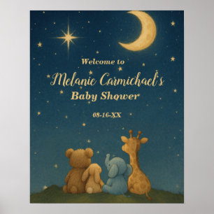 Twinkle Little Star Baby Dusche Willkommenspender Poster