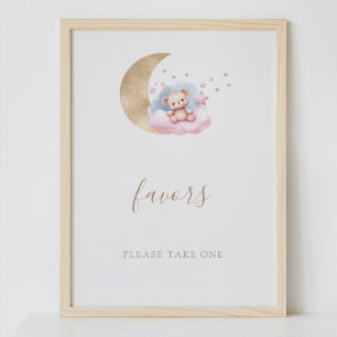 Twinkle Little Star Baby Duwer Lieblings-Schild Poster