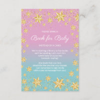 Twinkle Little Star Baby Shower Book for Baby Card