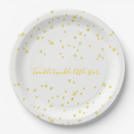 Twinkle Little Star Babydusche Teller