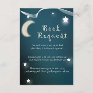 Twinkle Little Star Buchanfrage mit Gedicht Begleitkarte