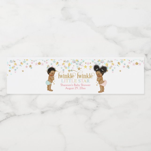 Twinkle Little Star Gender Neutral Ethnic Baby (Einzelnes Label)